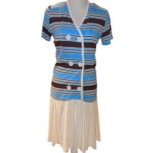Miss Marilyn of Dallas striped Dress size 12‎